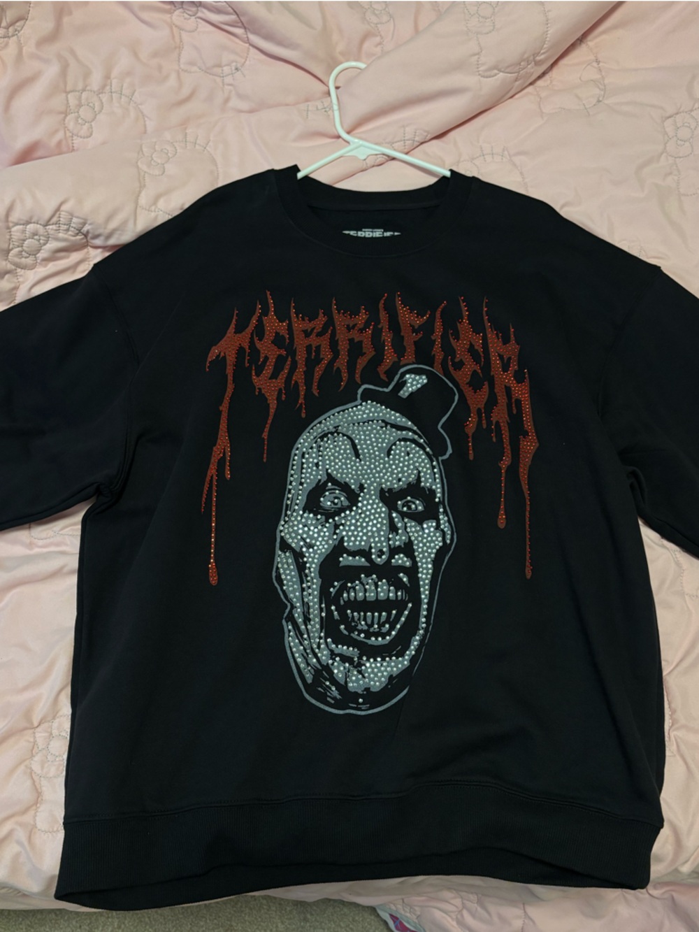 Terrifier Rhinestone Crewneck Sweatshirt